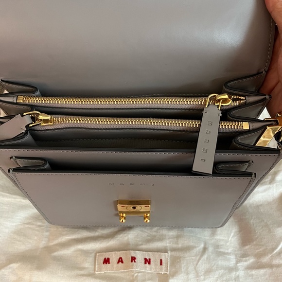 Marni Medium Trunk Leather Bag - Picture 5 of 12